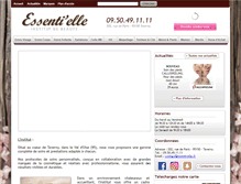 Tablet Screenshot of essenti-elle.fr